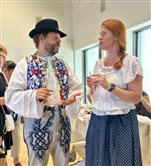 Výstava krojov počas leopoldovských hodov